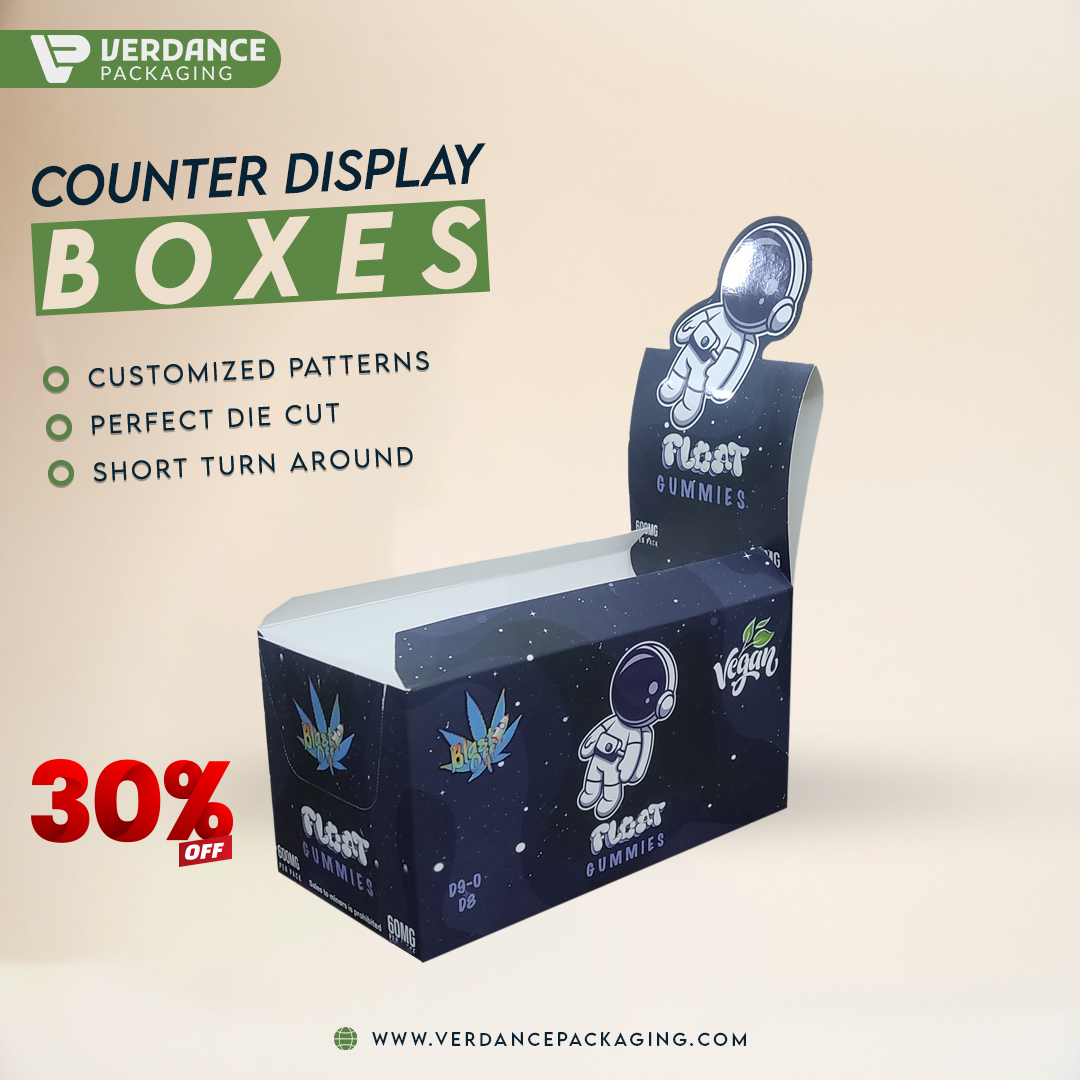 Custom Display Boxes at Card Stock, manufactured by Verdance Packaging